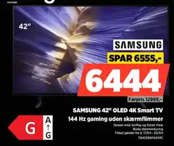 Power Samsung 42" oled 4k smart tv 144 hz gaming uden skærmflimmer tilbud