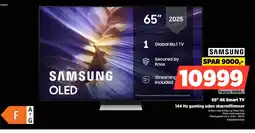 Power Samsung 65" 4k smart tv 144 hz gaming uden skærmflimmer tilbud