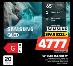 Power SAMSUNG 65" QLED 4K Smart TV tilbud