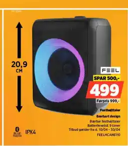 Power FEEL Festhøjttaler Bærbart design tilbud