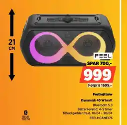 Power FEEL Festhøjttaler Dynamisk 40 W kraft tilbud