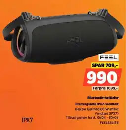 Power Bluetooth-højttaler Fremragende IPX7-vandtæt tilbud