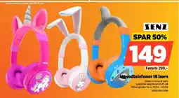 Power SENZ Hovedtelefoner til børn tilbud