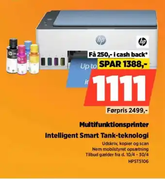 Multifunktionsprinter Intelligent Smart Tank-teknologi
