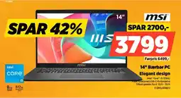 Power Msi 14" bærbar pc elegant design tilbud