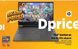 Power Hp 15,6" bærbar pc 144 hz ips-skærm tilbud