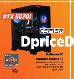 Power CEPTER Stationær PC Kraftfuld gaming PC tilbud