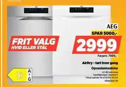 Power AEG AirDry - tørt hver gang Opvaskemaskine tilbud