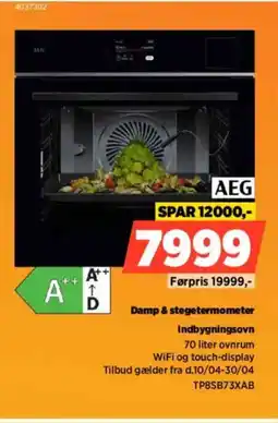 Power Aeg damp & stegetermometer indbygningsovn tilbud