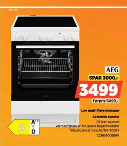 Power AEG Lav mad i flere niveauer Keramisk komfur tilbud