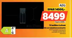 Power Aeg til kulfilter & aftræk induktionsemhætte tilbud