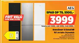 Power AEG GreenZone+ & ExtraChill køle-/fryseskab tilbud