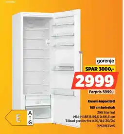 Power Enorm kapacitet! køleskab tilbud