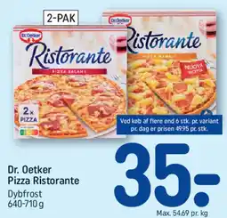 REMA 1000 Dr. Oetker Pizza Ristorante (2-pak) tilbud