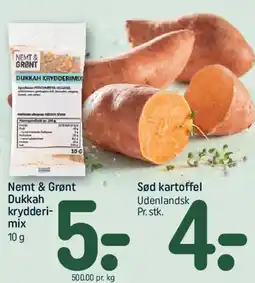 REMA 1000 Nemt & Grønt - Dukkah krydderimix / Sød kartoffel tilbud