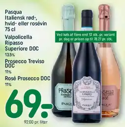 REMA 1000 Pasqua - italiensk vin tilbud