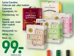 REMA 1000 Santa Carolina (box wine) tilbud