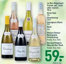 REMA 1000 Franske vine - Le Bon Négociant m.fl. tilbud