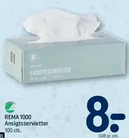 REMA 1000 REMA1000 Ansigtsservietter tilbud