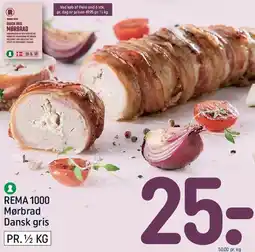 REMA 1000 Mørbrad Dansk gris tilbud