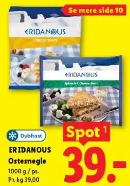 Lidl Eridanous Ostesnack tilbud
