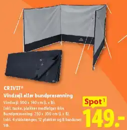 Lidl Sovepose (CRIVIT) tilbud