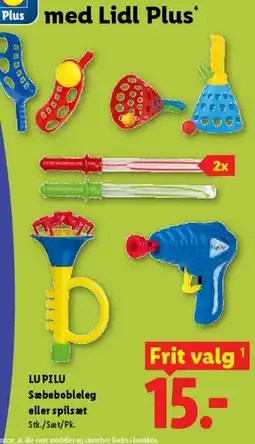 Lidl LUPILU Sæbebobleleg tilbud