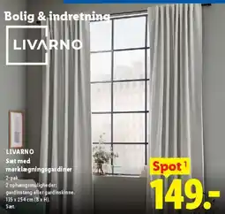 Lidl Sæt med mørklægningsgardiner tilbud