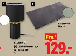 Lidl LED-bordlampe eller Tæppe tilbud