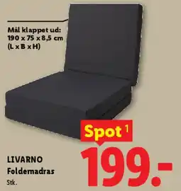 Lidl Foldemadras tilbud
