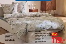 Lidl Sengesæt af bomuldssatin tilbud