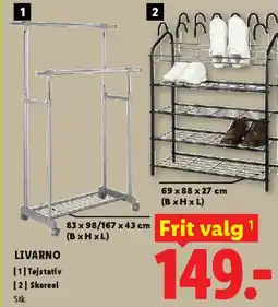 Lidl Tøjstativ / Skoreol (Frit valg) tilbud