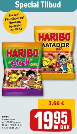 REWE DE Haribo, EUR 19.95 tilbud