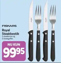 Din Isenkræmmer Royal Steakbestik tilbud