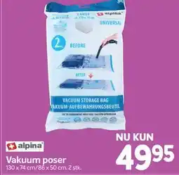 Din Isenkræmmer Vakuum poser tilbud