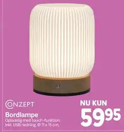 Din Isenkræmmer Bordlampe tilbud