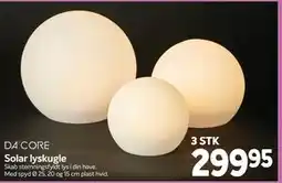 Din Isenkræmmer Solar lyskugle tilbud