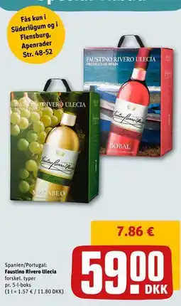 REWE DE Faustino Rivero Ulecia, EUR 59 tilbud