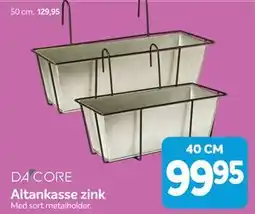 Din Isenkræmmer Altankasse zink tilbud