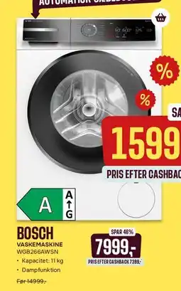 Skousen Bosch vaskemaskine tilbud