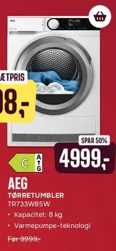 Skousen AEG TØRRETUMBLER tilbud