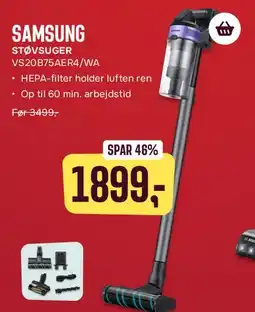 Skousen Samsung støvsuger VS20T875E4R/WA tilbud