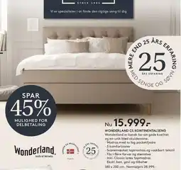 SENG Wonderland C5 Kontinentalseng tilbud