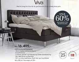 SENG Viva Lux Elevationsseng tilbud