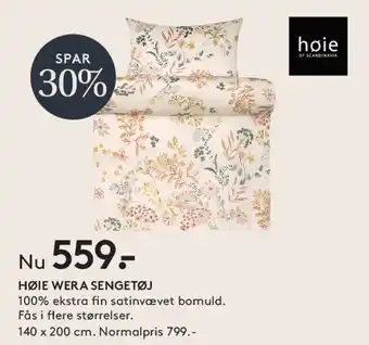 SENG HØIE WERA SENGETØJ tilbud