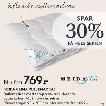 SENG MEIDA CLIMA RULLEMADRAS tilbud