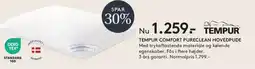 SENG TEMPUR COMFORT PURECLEAN HOVEDPUDE tilbud