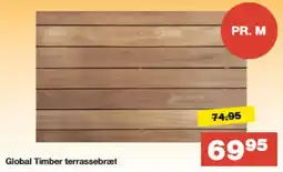 Bauhaus Global Timber terrassebræt tilbud
