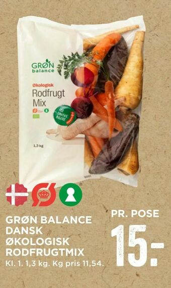 MENY Grøn balance dansk økologisk rodfrugtmix tilbud