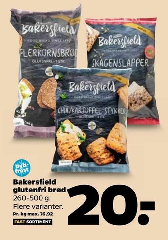 Bakersfield glutenfri brød